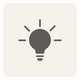 An icon of a bulb for buyers advocates.